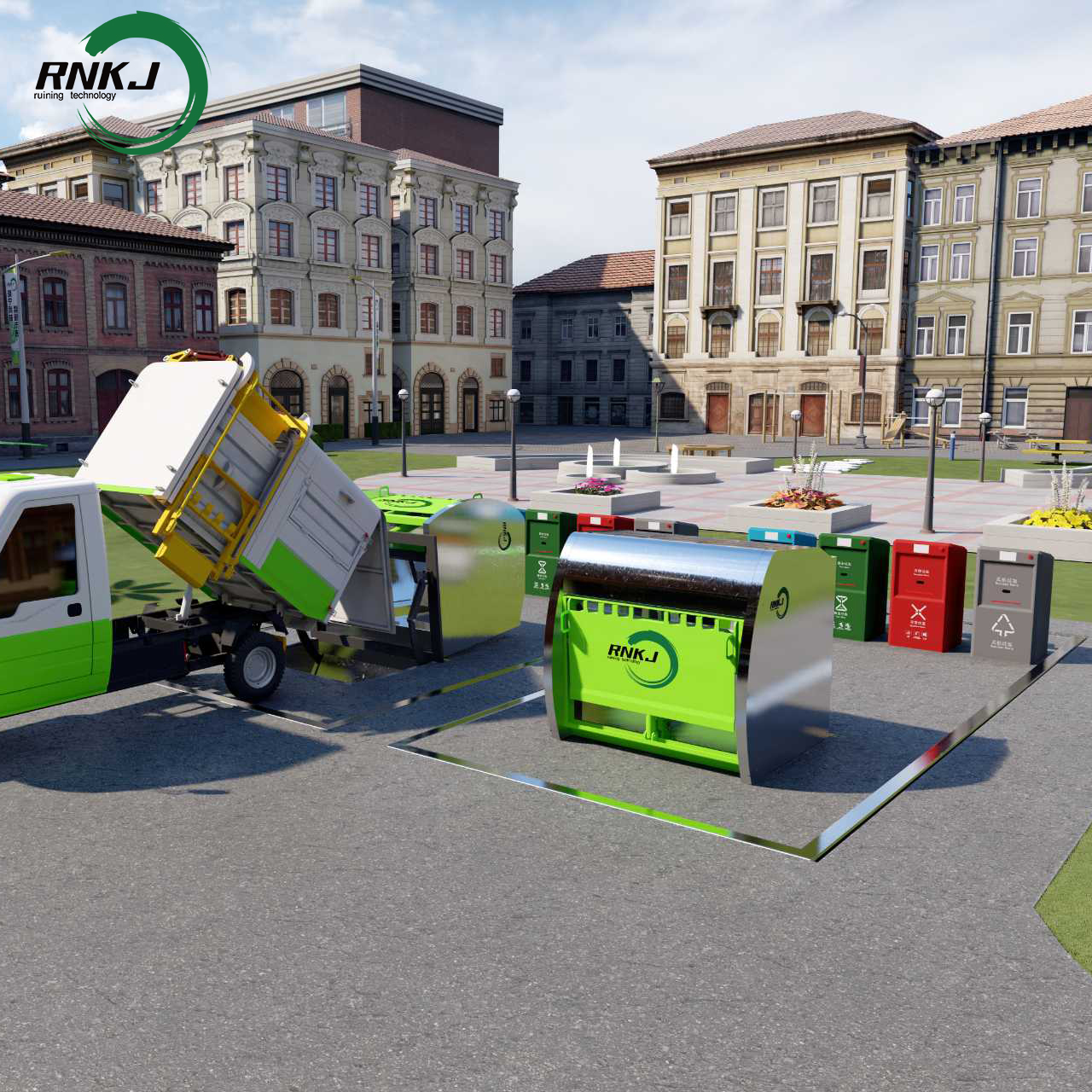 Landscape Underground Waste Compactor