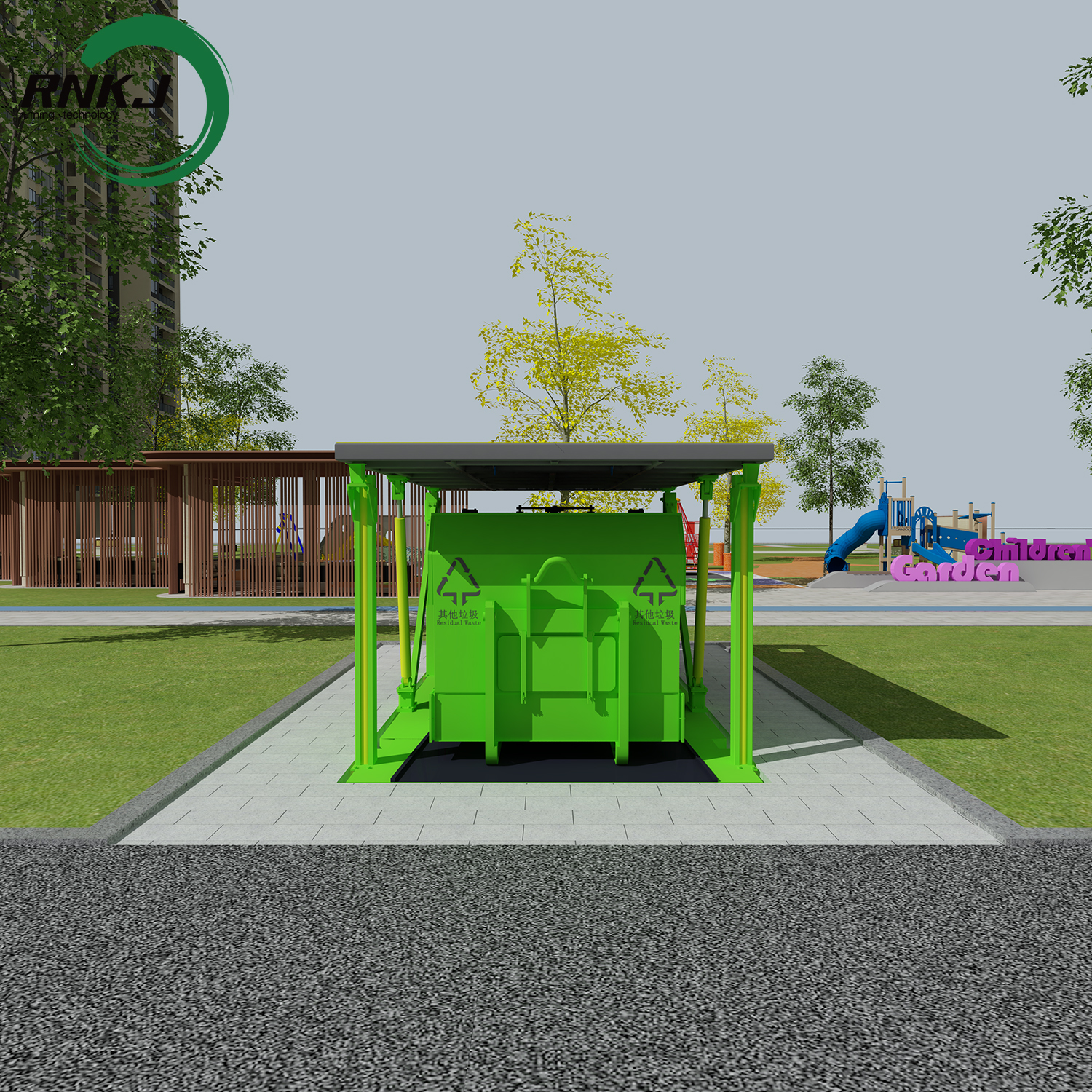 Underground Garbage Compression Equipment