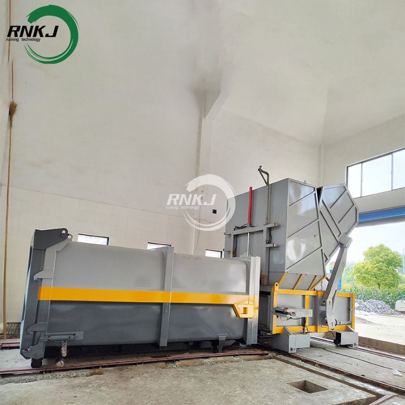 Split Waste Compression Station