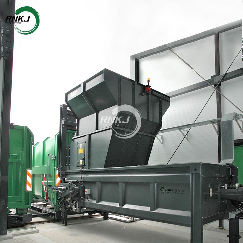 Split Type Trash Compression Station
