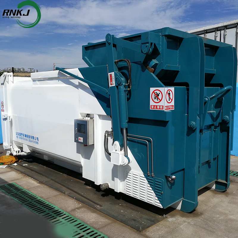 Hopper Garbage Compression Station