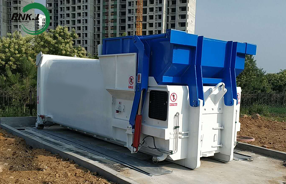 Hopper Garbage Compaction Station