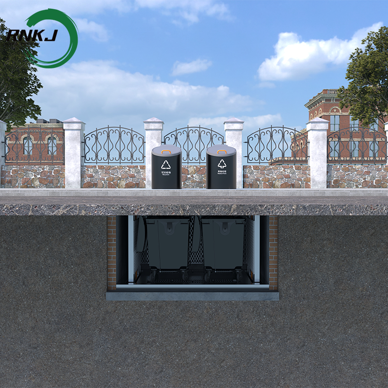 Underground Trash Sorting System