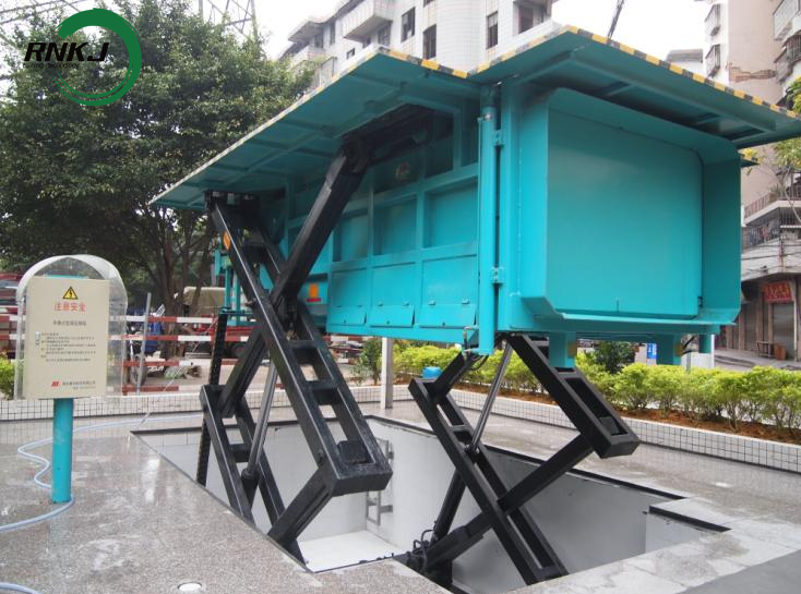 Underground Horizontal Garbage Compression Station - Integrated Compression And Transfer Equipment Specifically Designed for Small And Medium-sized Garbage Collection Stations