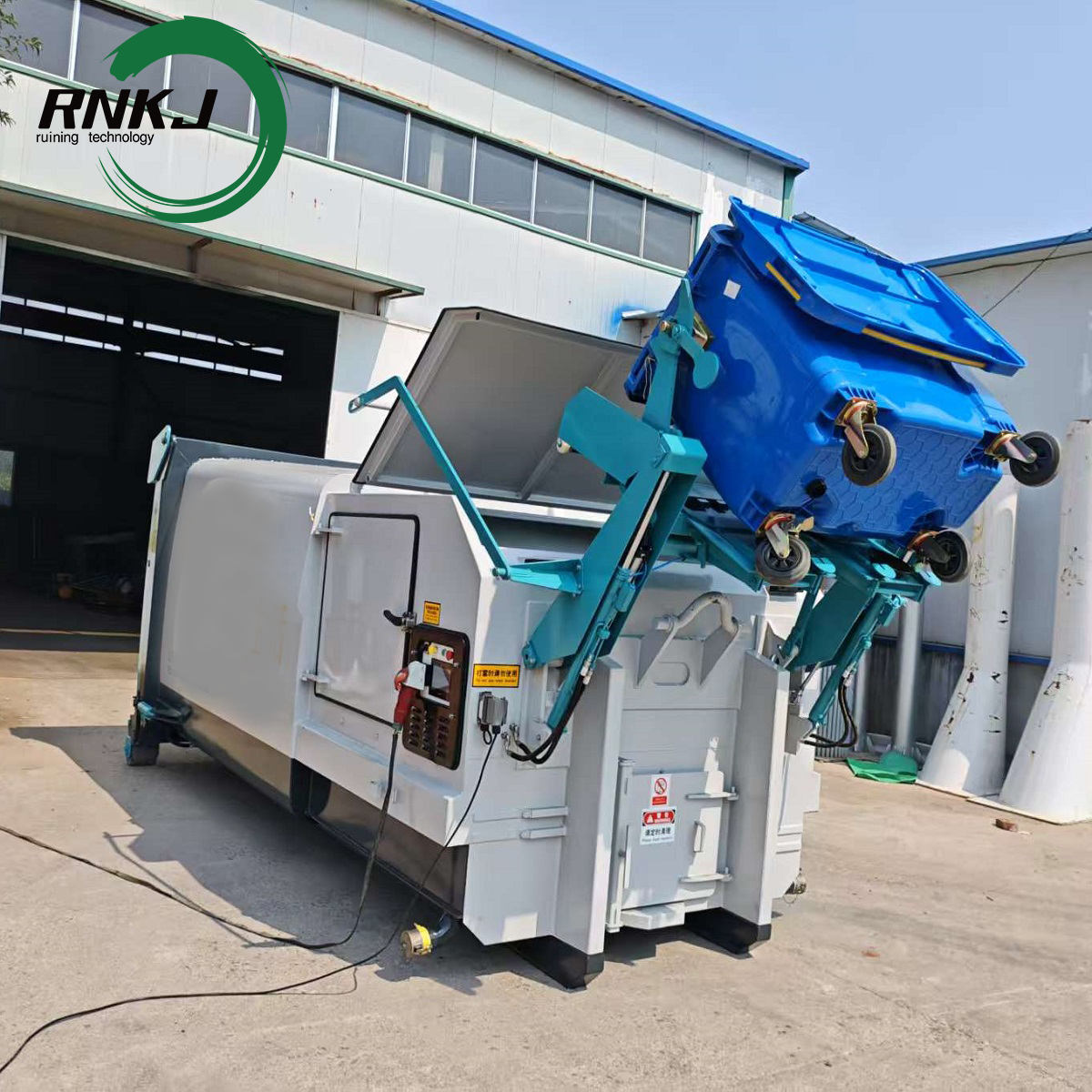 10 CBM High Density Compression Bucket Waste Compactor