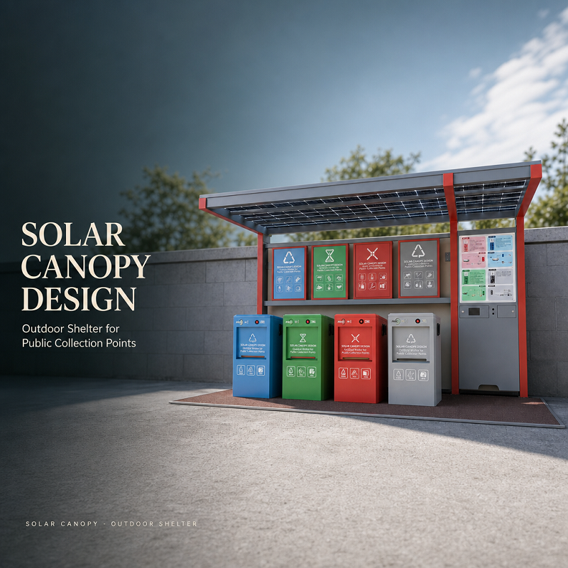 Factory Customization 1100 Liters Underground Garbage Classification Collection Station