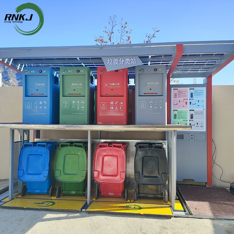 660 Liters Hydraulic Lift Underground Garbage Collection System