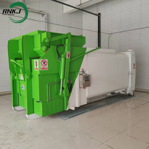 9 Cubic Yard Large Opening Self Contained Hopper Garbage Compactor