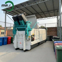 12 Cubic Meter Hydraulic Bucket Garbage Compaction Station