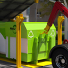Industrial Underground Garbage Compactor with Hydraulic Lifting Platform