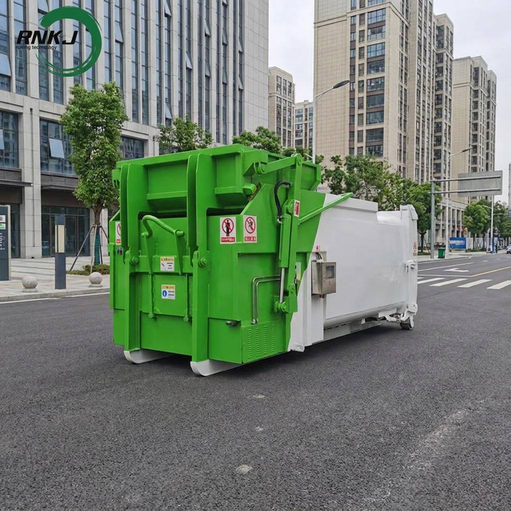 8m&sup3; Hopper Waste Compaction Station For Sale