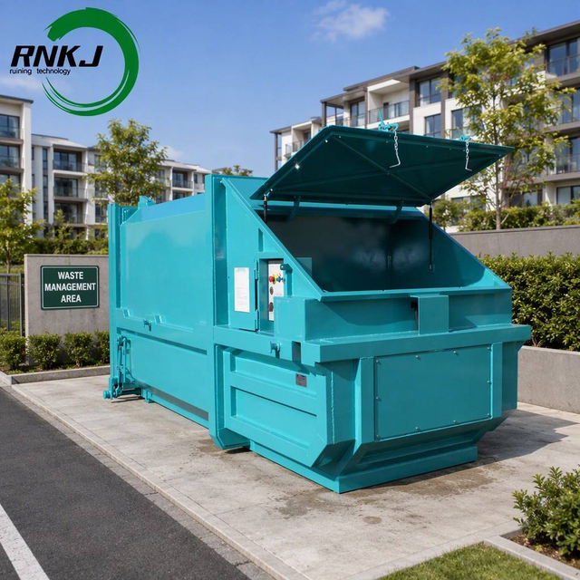 12Cbm Mobile Hydraulic Industrial Garbage Compactor