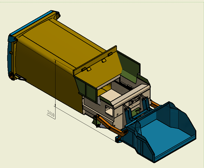 High Capacity PLC Controlled Hopper Waste Compactor
