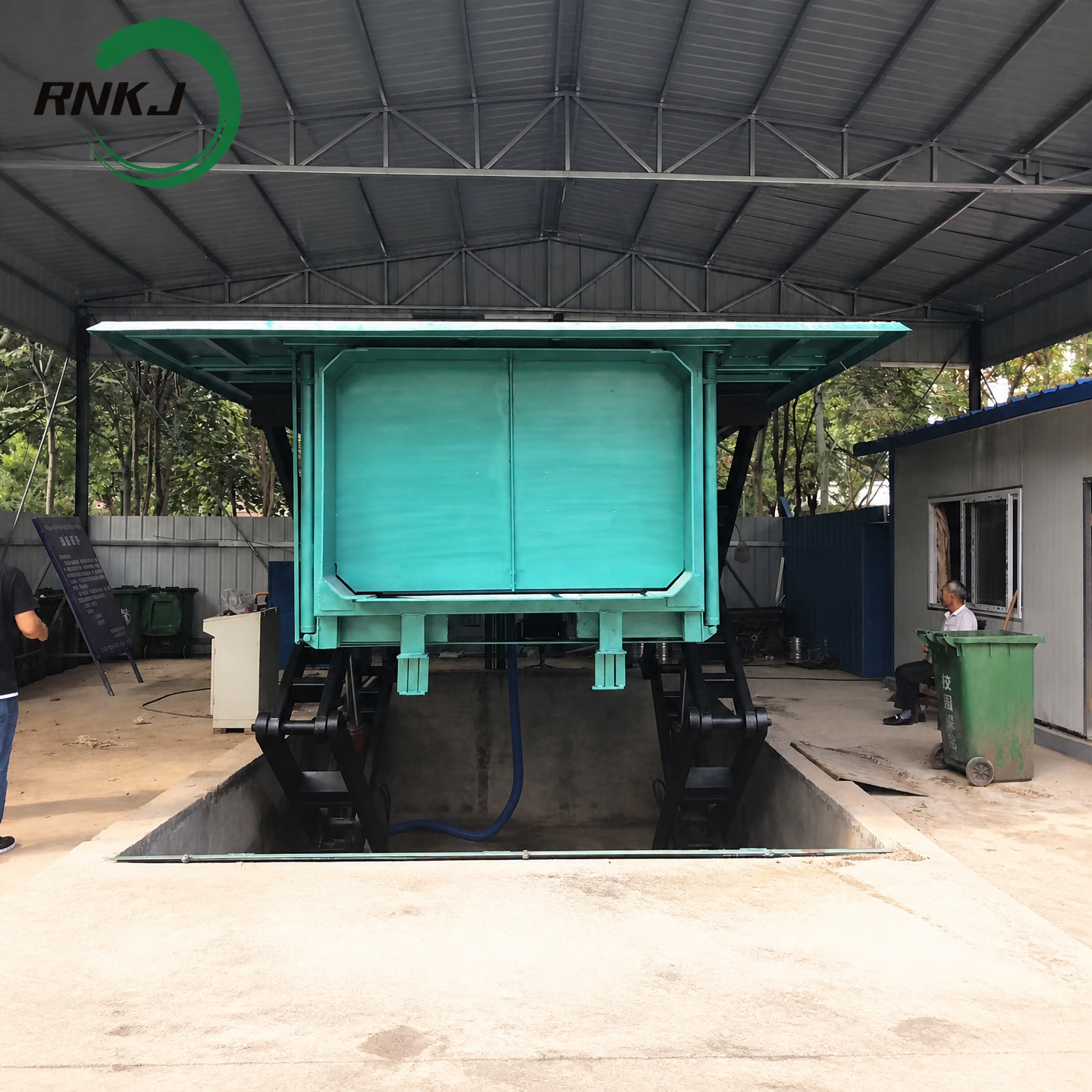12m&sup3; Underground Horizontal Garbage Compaction Station for Residential Community