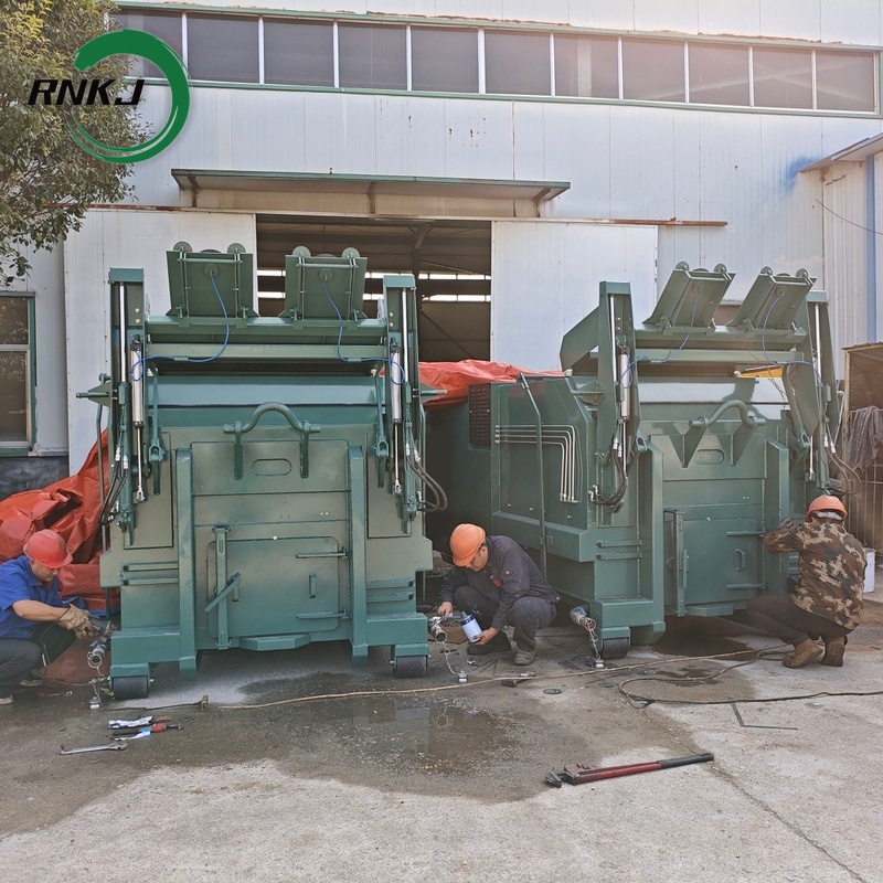 Custom 6-30 CBM High-Compression Hydraulic Bucket Type Garbage Compactor