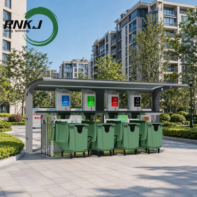 1100 Liters Hydraulic Lift Underground Garbage Collection System