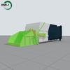 High Capacity PLC Controlled Hopper Waste Compactor