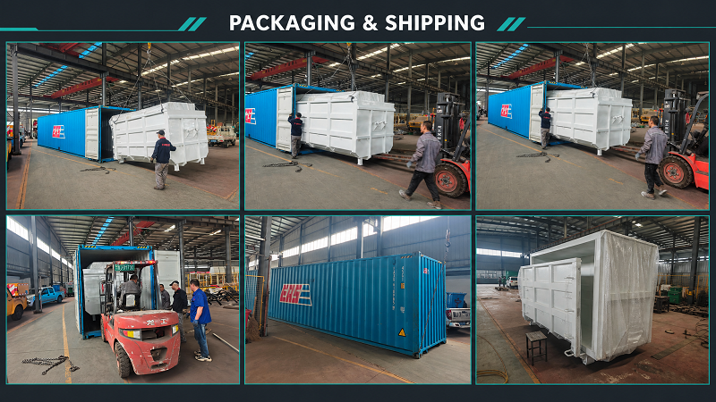 Customized Capacity Industrial Hook Loading Bin