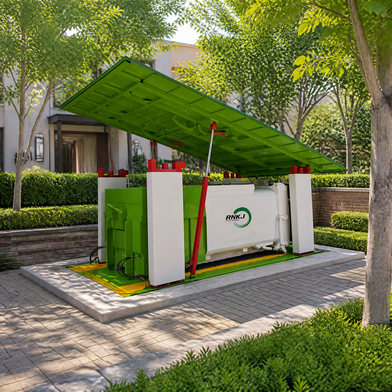 High Density Compaction Eco Friendly Underground Waste Compactor