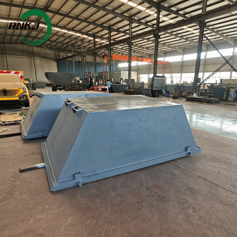Custom 1-20 CBM Heavy-Duty Steel Skip Bin for Industrial Waste Collection