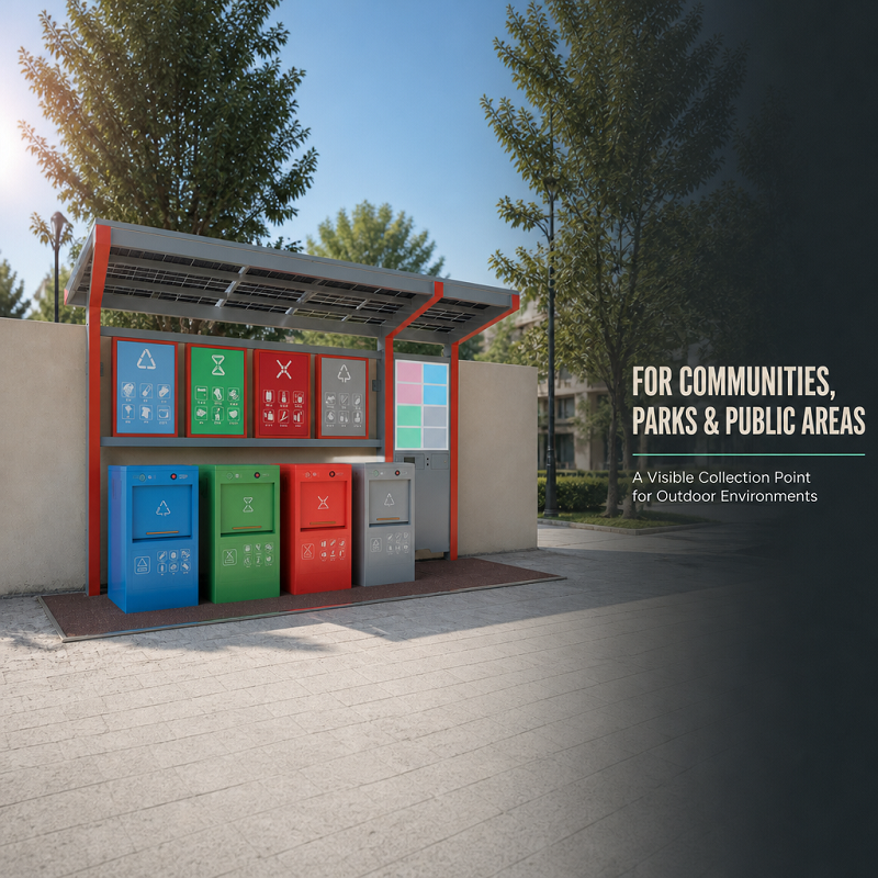 Factory Customization 1100 Liters Underground Garbage Classification Collection Station