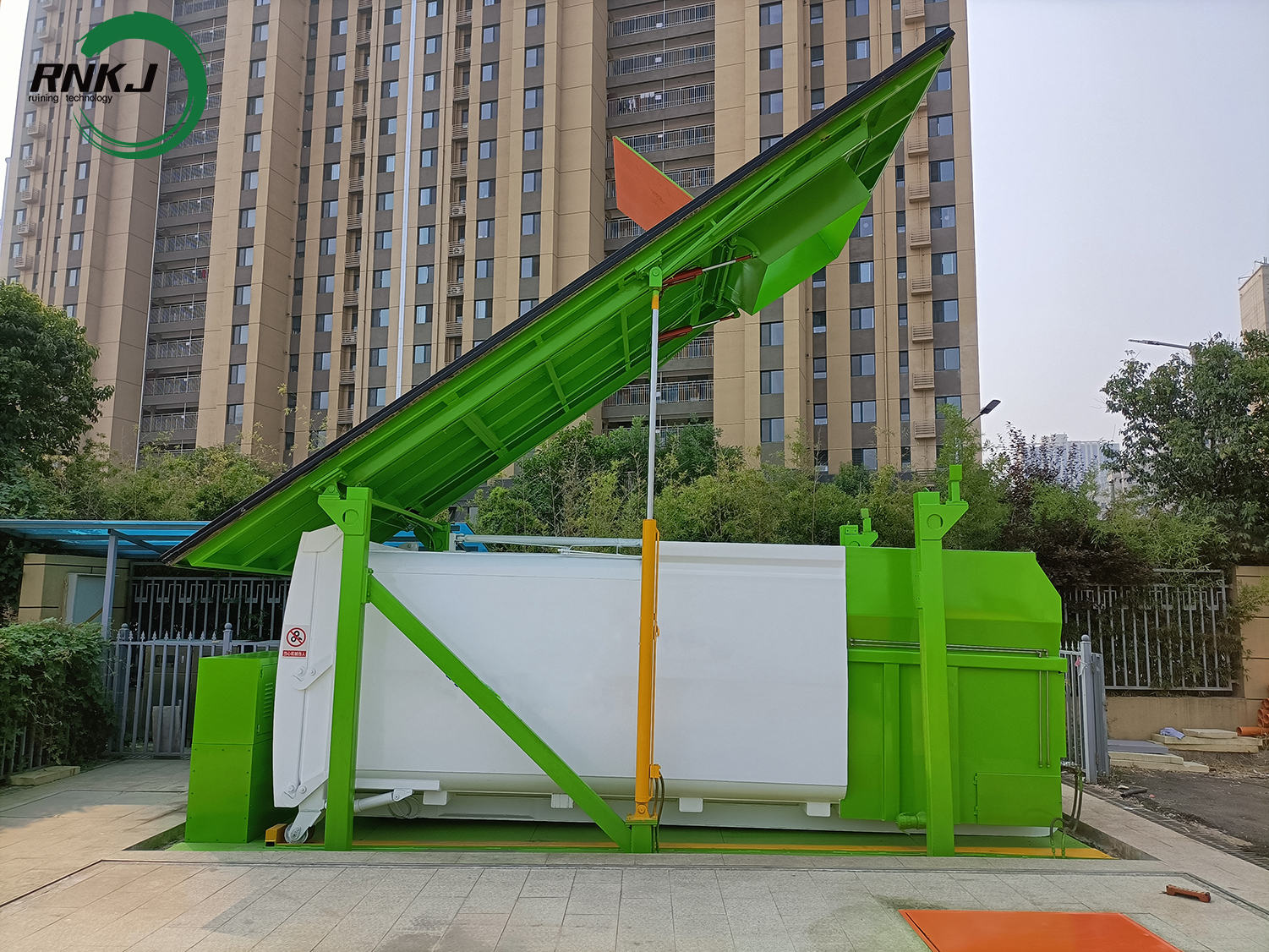 Underground Garbage Compression Station