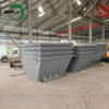 Custom 1-20 CBM Heavy-Duty Steel Skip Bin for Industrial Waste Collection