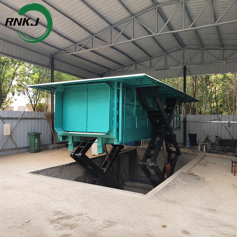 High-Efficiency Underground Horizontal Waste Compactor for Industrial Park