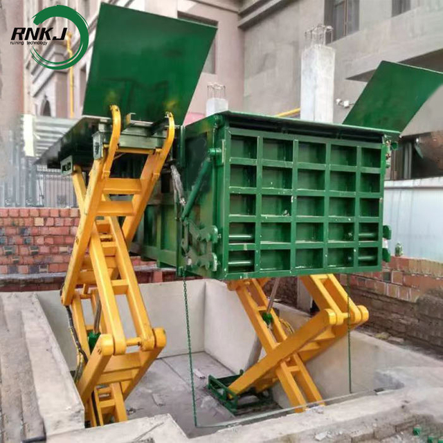 Hydraulic Underground Horizontal Garbage Compactor