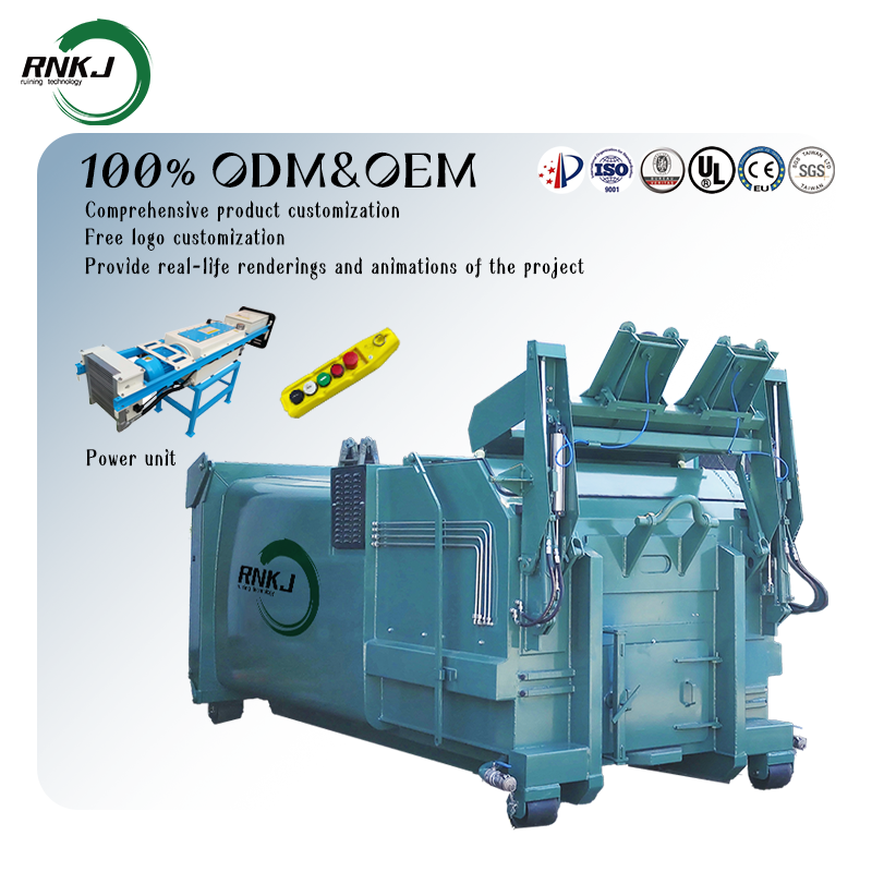 10 CBM High Density Compression Bucket Waste Compactor